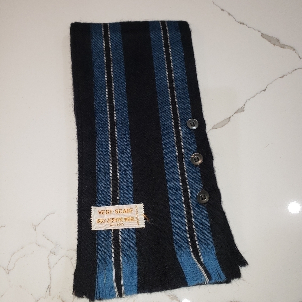 𝅺vest scarf 🔥 100% Zephyr wool Made in USA